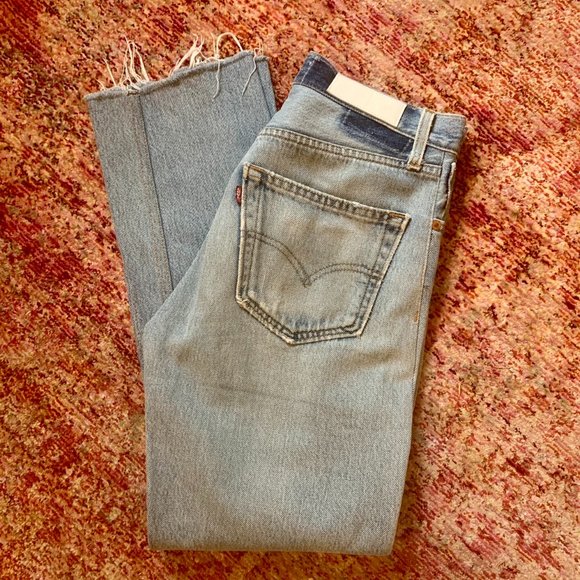 RE/DONE Denim - RE/DONE x Levi’s High-Rise Stovepipe jeans